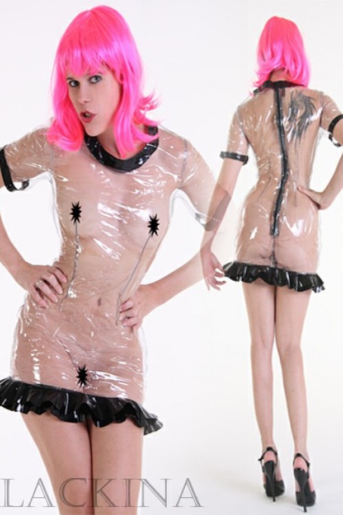 Plastic  / Lack Dress,transparent