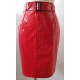 Jupe crayon  rouge,  S - 6XL