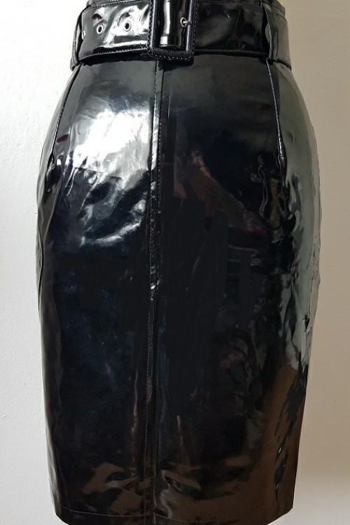 pencil skirt black, size S - 6XL