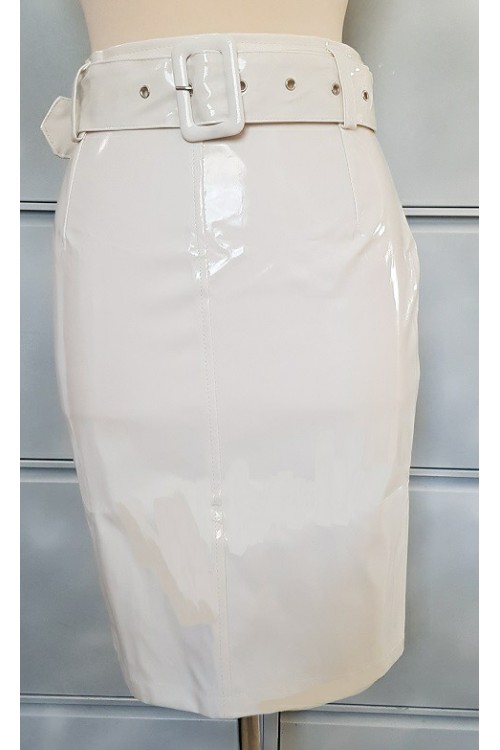 pencil skirt white, size S - 6XL