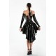 pvc Vinyl Skirt with Train, black, size S-3XL pvc Vinyl Skirt with Train, black, size S-3XL