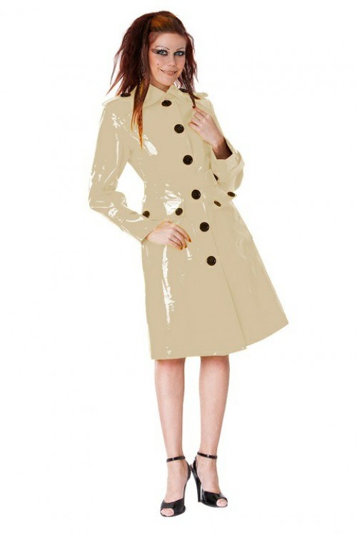 Lackina - trendy coat - beige