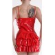 Dress With Spaghetti Straps,red