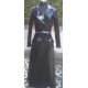 pvc vinyl Coat , 2 parts, black, size S-4XL