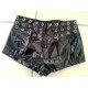 knackige Lack Hot Pants  avec des rivets