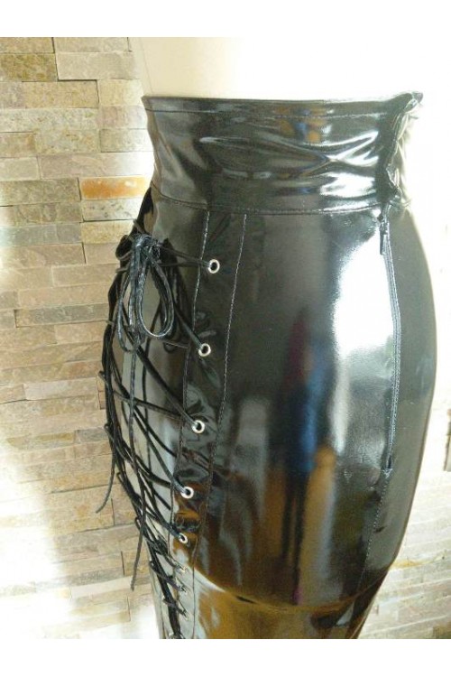 Hobble Skirt Bondage with lacing