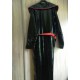 Double-sided lacquer bathrobe,floor-length