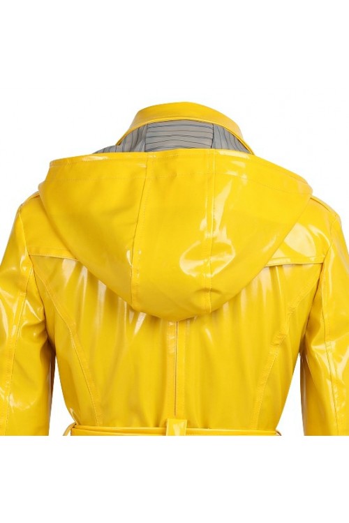 Lackina-Lack Manteau de Kapuzen .S-6XL,jaune