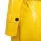 Lackina-vinyl hooded coat size S-6L,yellow