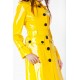 Lackina - trendy coat - yellow