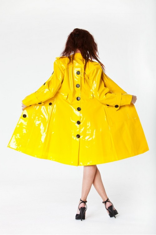 Lackina- le manteau trendiger - jaune