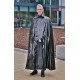 Lackina - vinyl cape with high collar