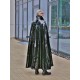 Lackina - vinyl cape with high collar