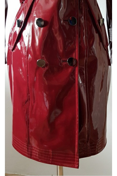 pvc vinyl coat wine red pvc vinyl coat wine red