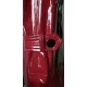 pvc vinyl coat wine red