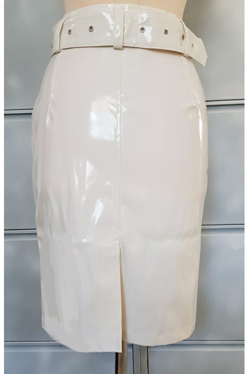 pencil skirt white, size S - 6XL