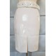 Jupe crayon  blanche,  S - 6XL