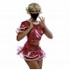 PVC EVA sailor Top ,red