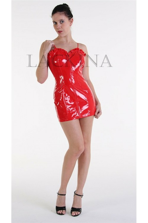 Dress With Spaghetti Straps,red