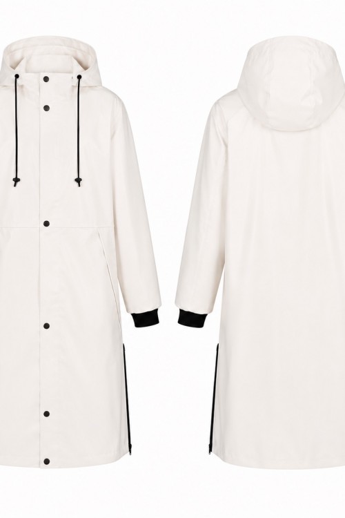 Fabriqué sur mesure - Manteau oversize noir