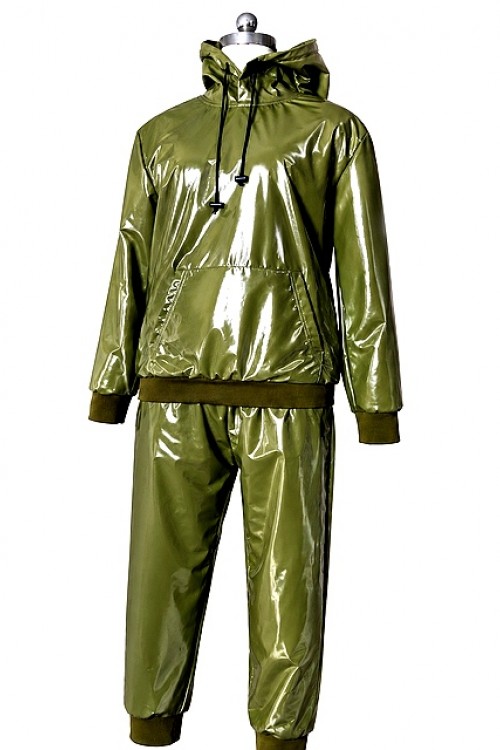 Lackina – Survêtement de jogging en Vinyl  pour homme – Tailles M à 6XL